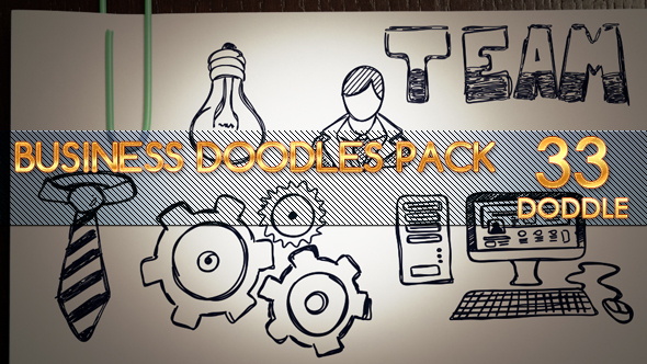 Animated Business Doodles Pack - Download Videohive 14223702
