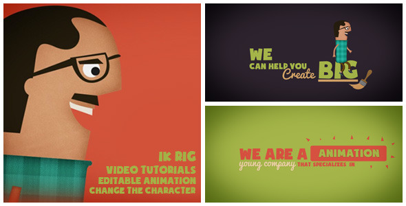 Animated Character Service Promotion - Download Videohive 4595454