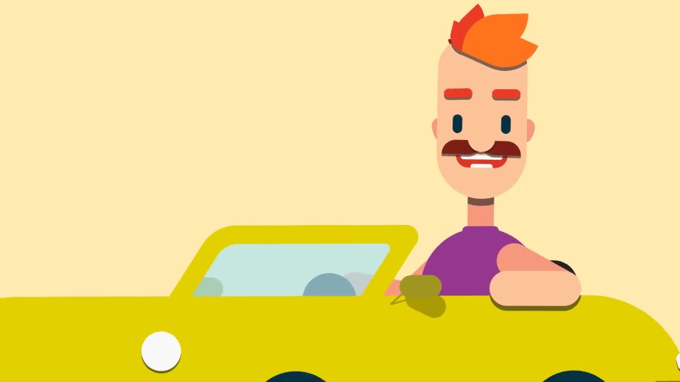 Animated dude in the car Videohive 33804425 After Effects Image 8