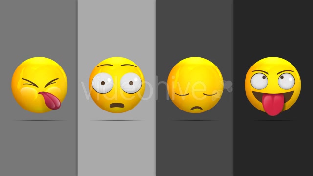 Animated Emojis Pack Videohive 12586998 Motion Graphics Image 4