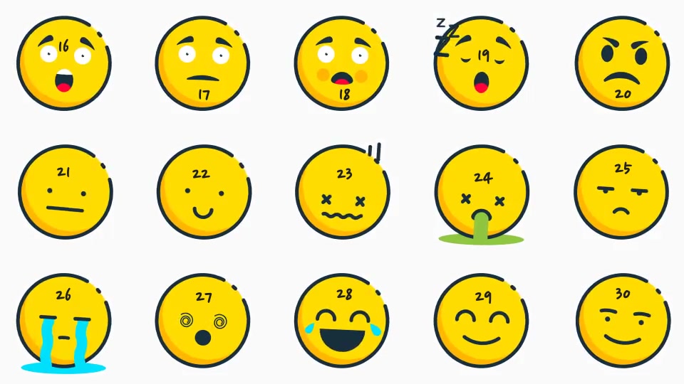 Animated Emojis Pack Videohive 36627763 After Effects Image 4