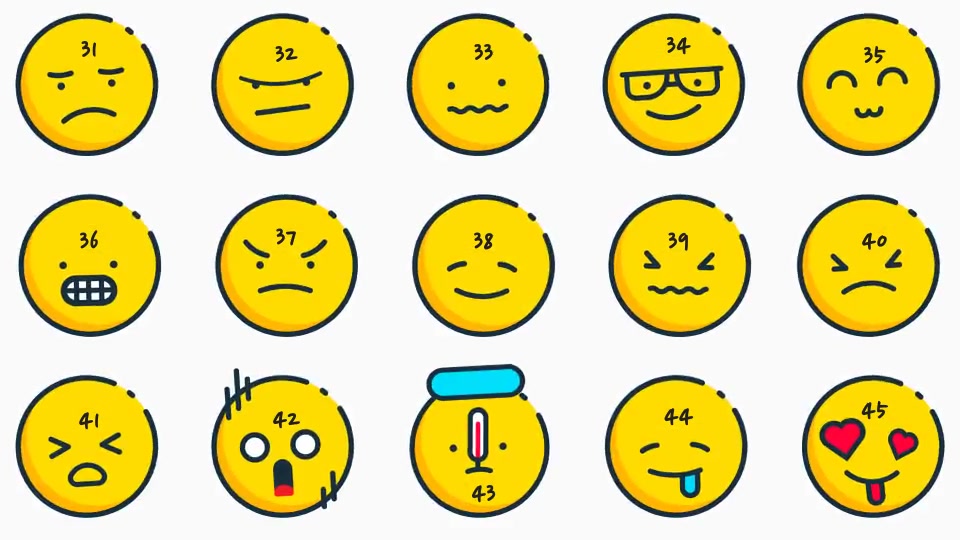 Animated Emojis Pack Videohive 36627763 After Effects Image 6