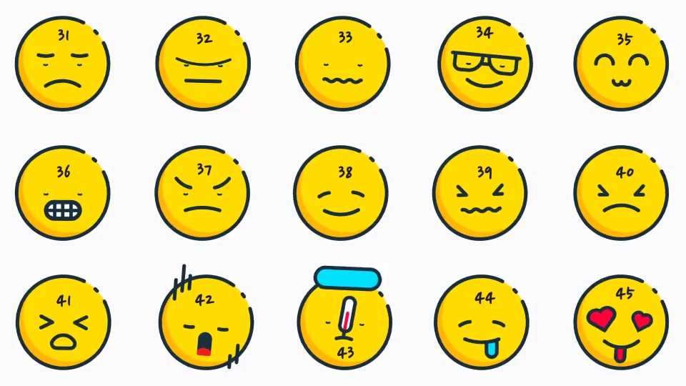 Animated Emojis Pack Videohive 36627763 After Effects Image 7