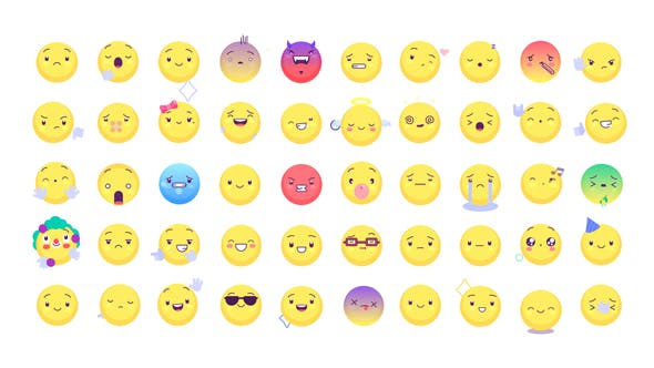 Animated Emoticons Pack v. 2 - 19889189 Download Videohive