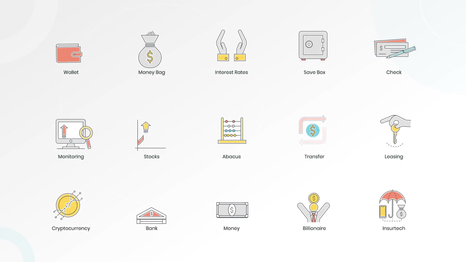 Animated Finance Icon Set Videohive 33860183 After Effects Image 8
