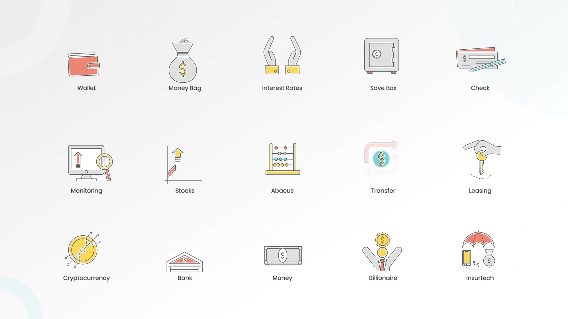 Animated Finance Icon Set Videohive 33860183 After Effects Image 9