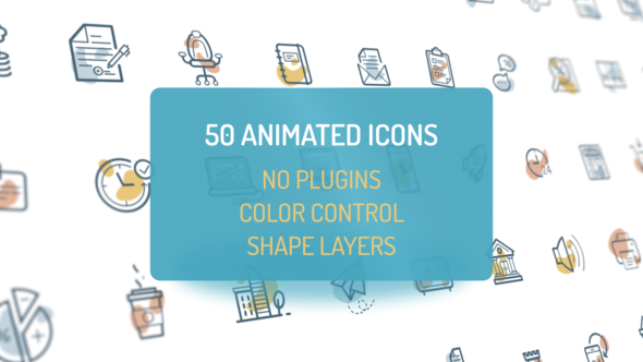 Animated Flat Icons - Download Videohive 22324112