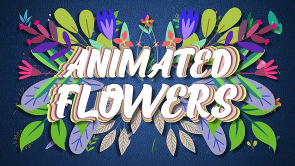 Animated Flowers || After Effects - 32690336 Videohive Download