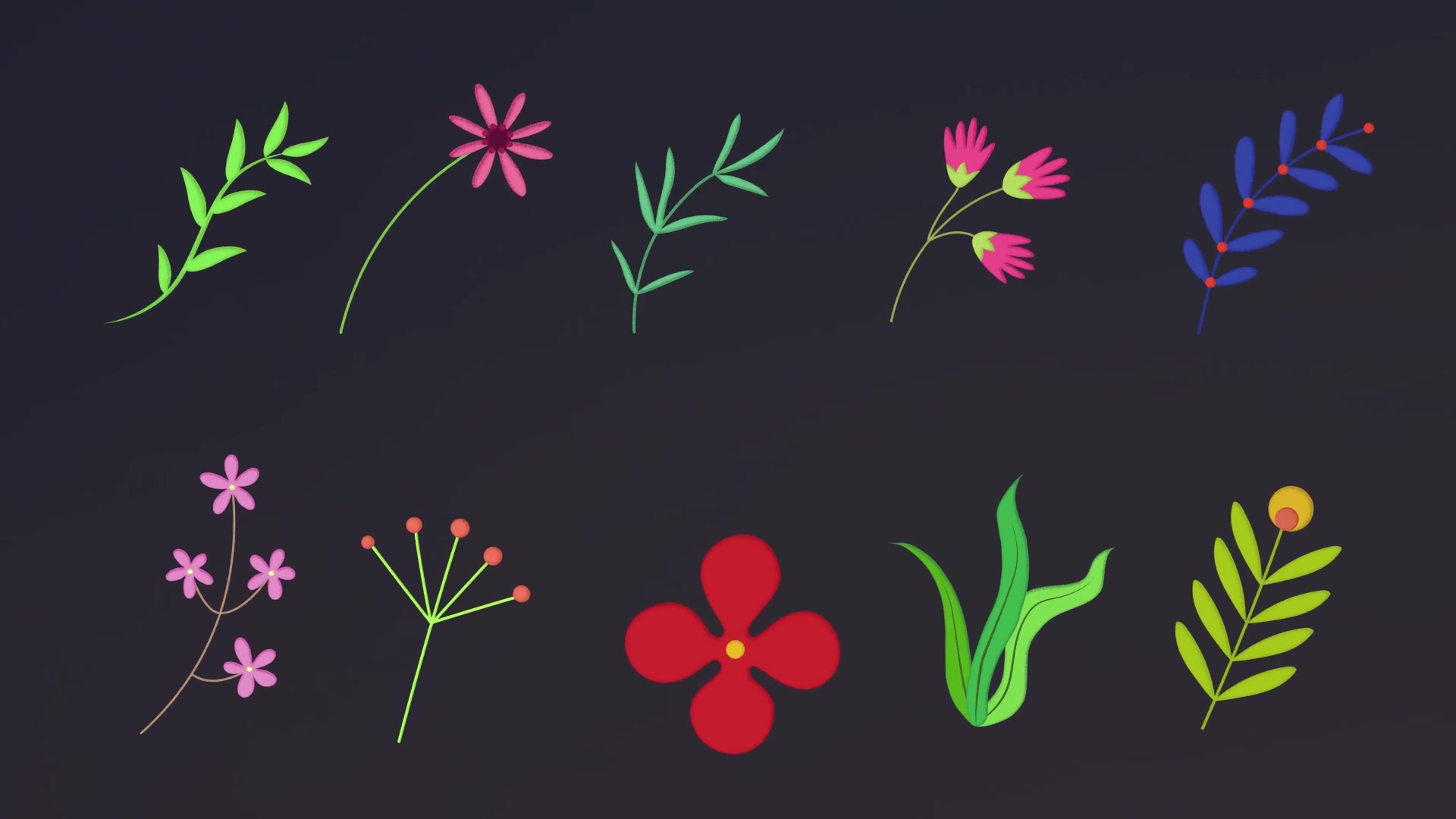 Animated Flowers for FCPX Videohive 37895285 Apple Motion Image 10