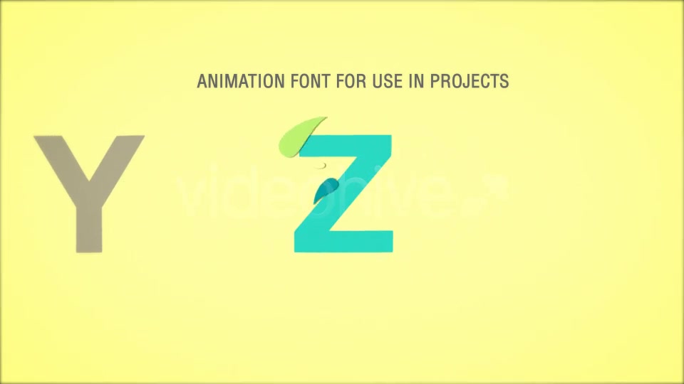 Animated Font Drops - Download Videohive 5695079