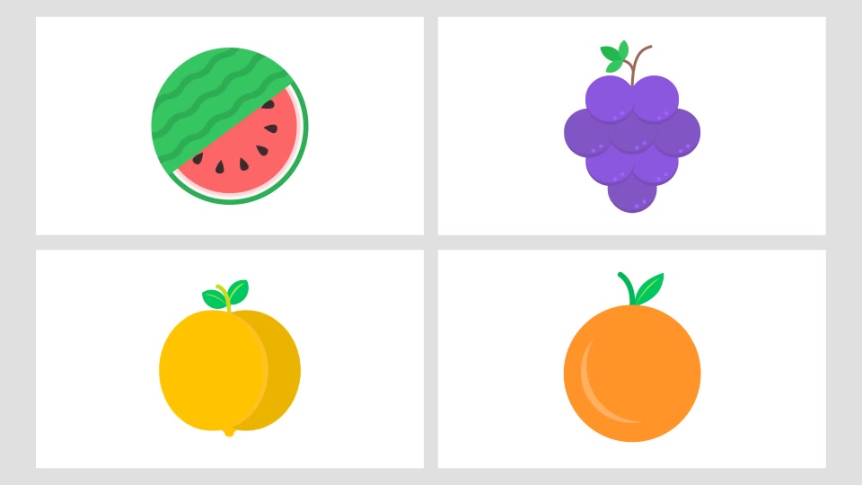 Animated Fruits Icon Pack Videohive 24073512 After Effects Image 4