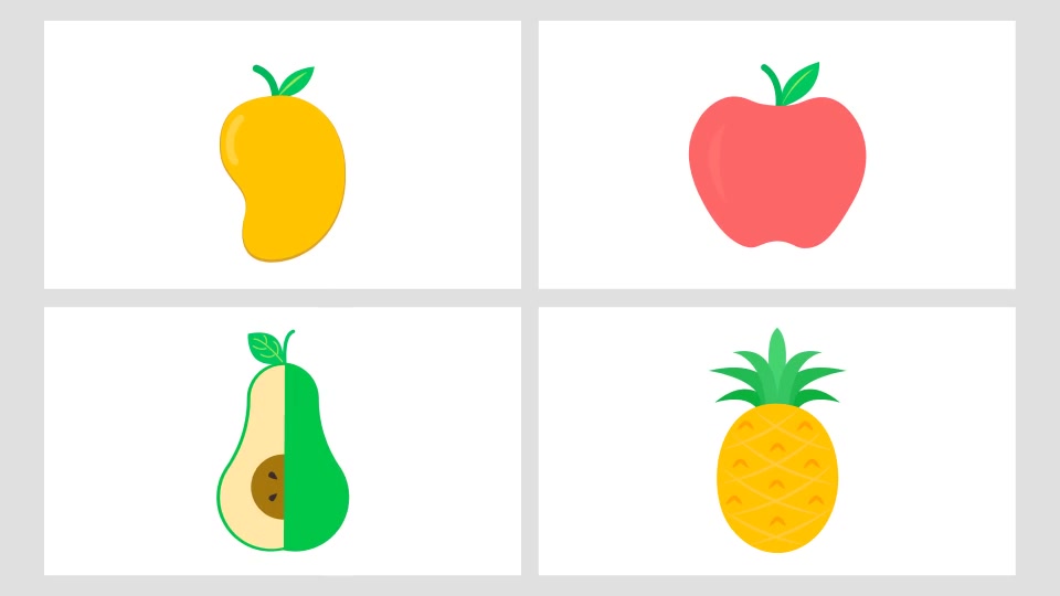 Animated Fruits Icon Pack Videohive 24073512 After Effects Image 7
