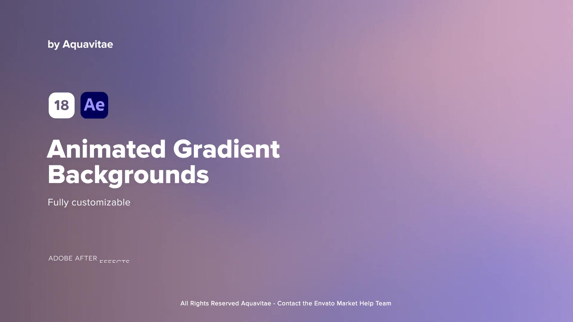 Animated Gradient Backgrounds Videohive 37303080 After Effects Image 11