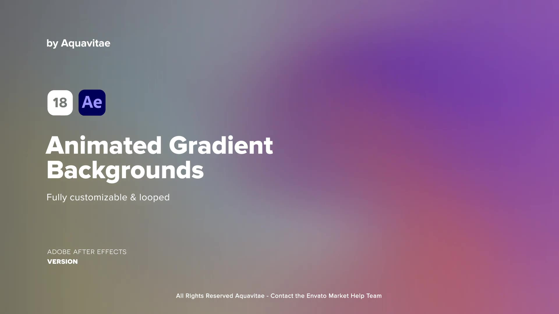 Animated Gradient Backgrounds Videohive 37303080 After Effects Image 3