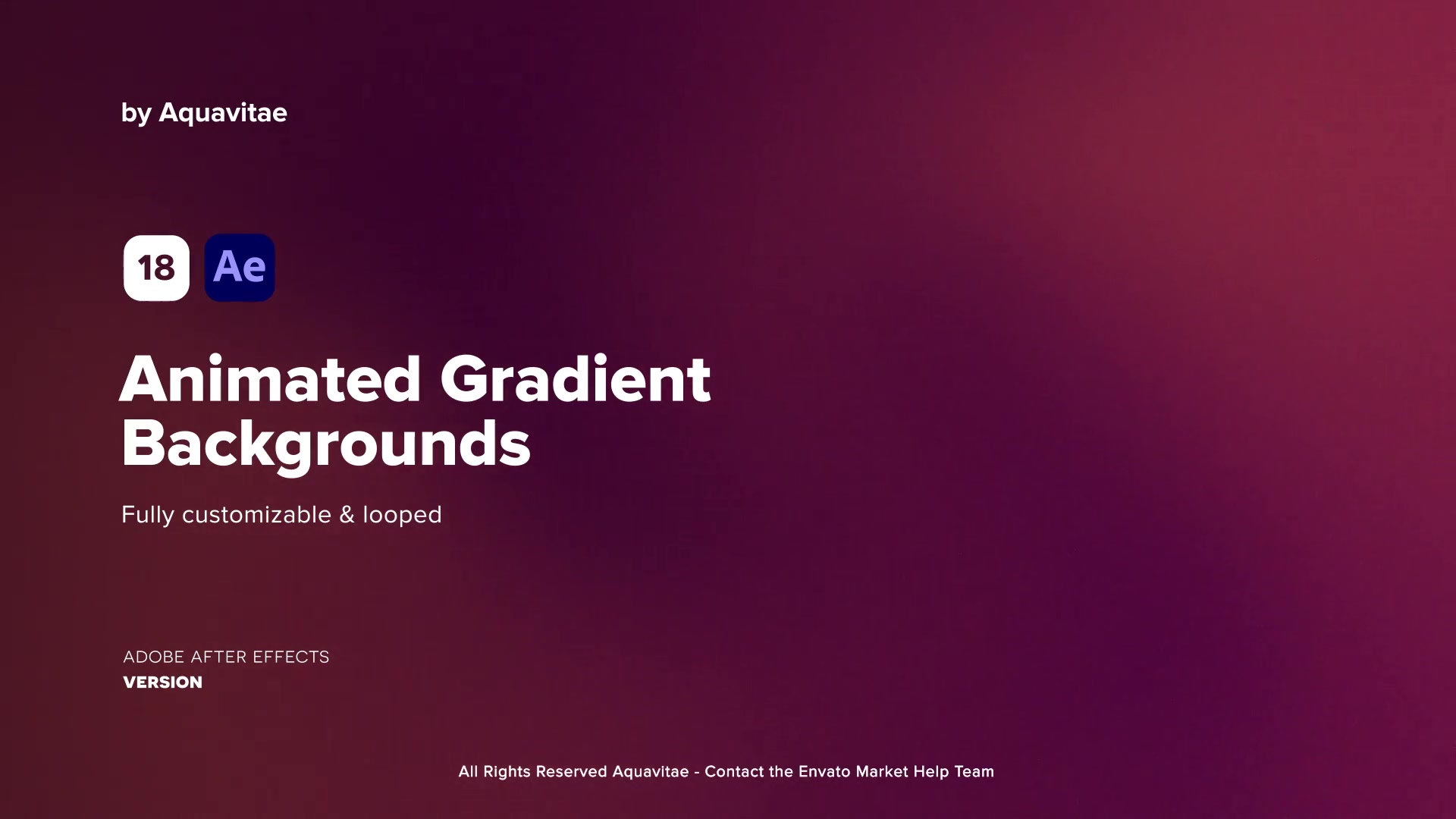 Animated Gradient Backgrounds Videohive 37303080 After Effects Image 7