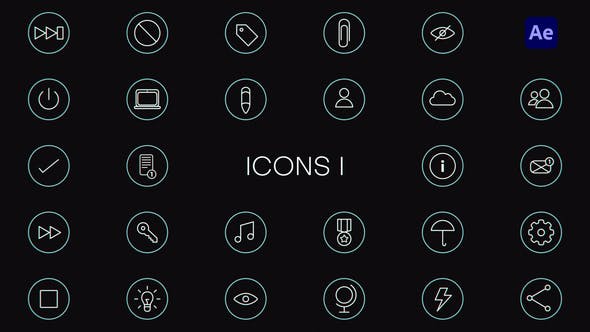 Animated Icons - 37716152 Download Videohive