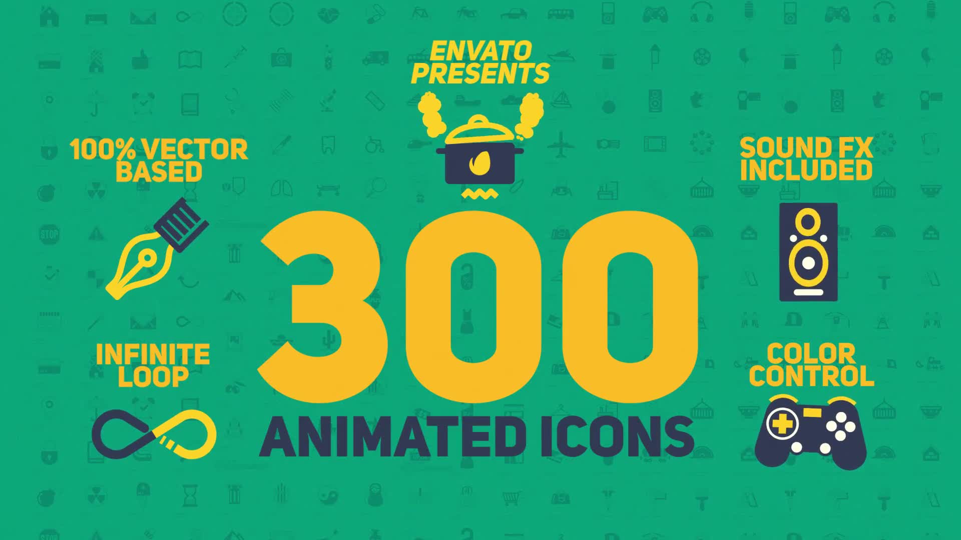 Animated Icons Pack - Download Videohive 11596193
