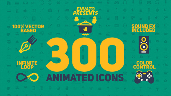 Animated Icons Pack - Download Videohive 11596193