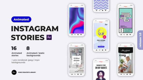 Animated Instagram Stories - Download 24590031 Videohive