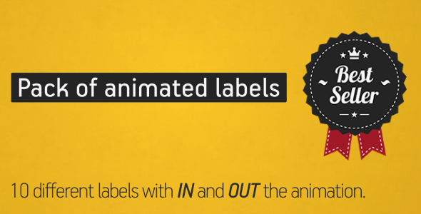 Animated Labels Pack - Download Videohive 4412248