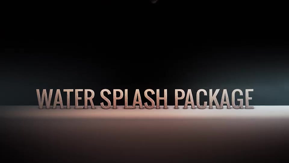 Animated Letters Water Splash Package Videohive 7255789 After Effects Image 3