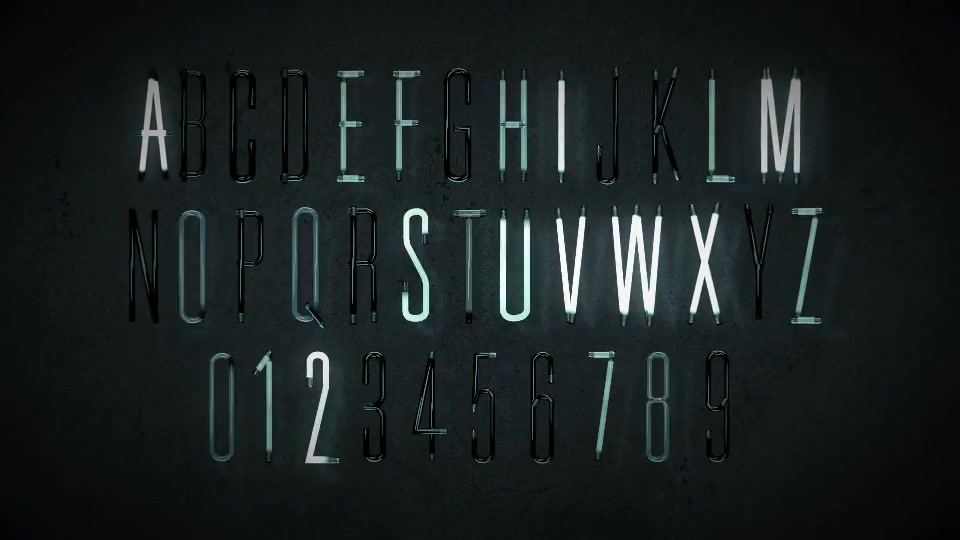 Animated Lightbulb Typeface - Download Videohive 18398522