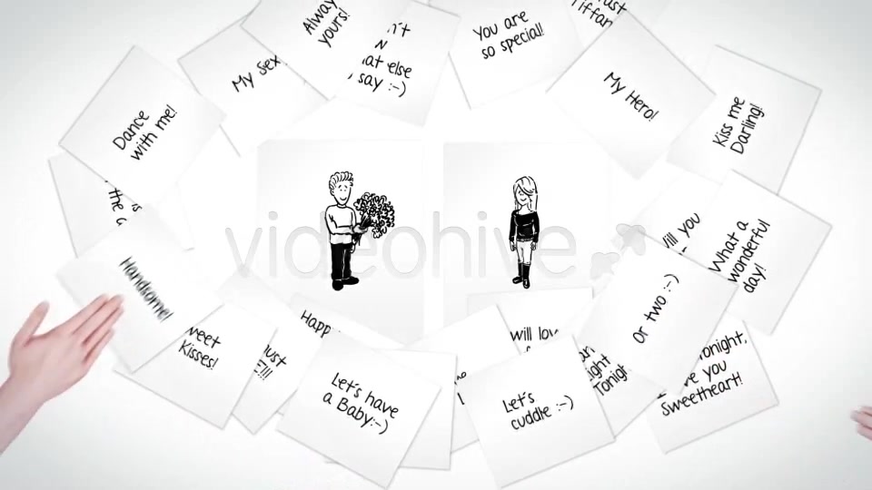 Animated Love Messages - Download Videohive 3995466