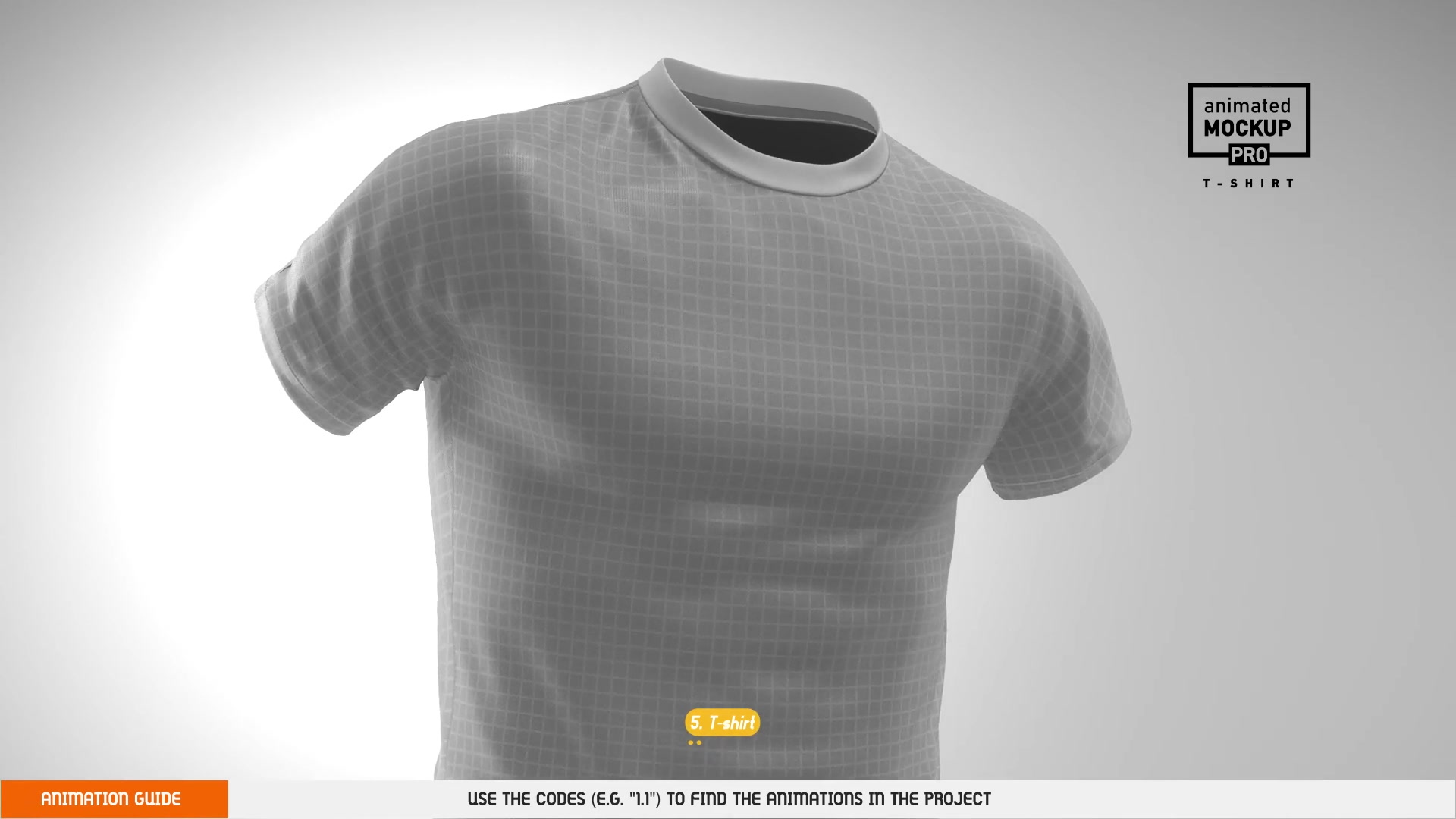 Animated Mockup PRO: 360 Animated T shirt Mockup Template Videohive 30892735 Download Quick 
