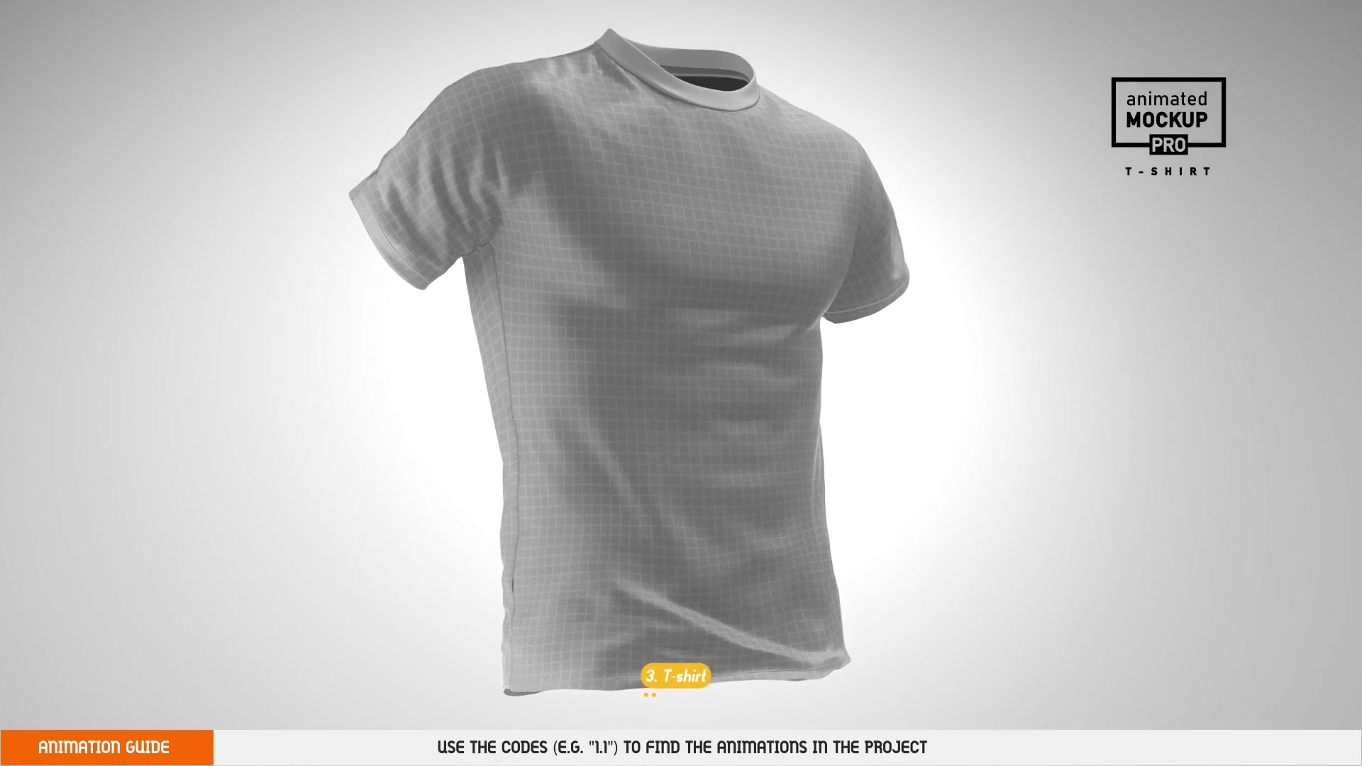 Download Animated Mockup PRO: 360 Animated T shirt Mockup Template ...