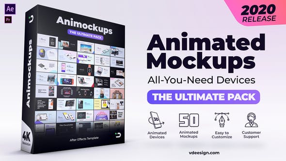 Animated Mockups Ultimate Pack - 26371337 Videohive Download