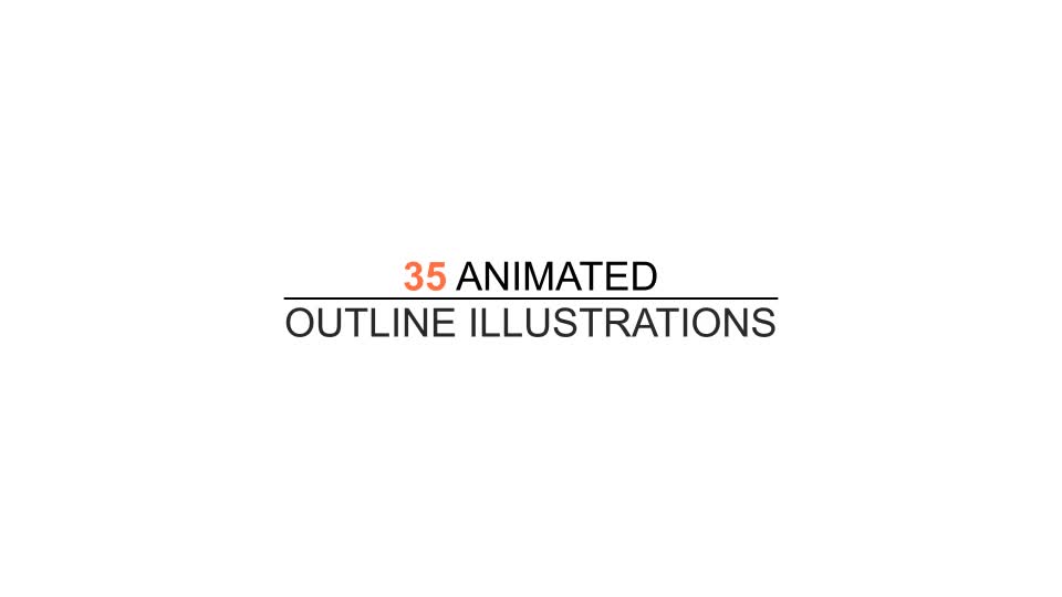 videohive animated outline illustrations free download