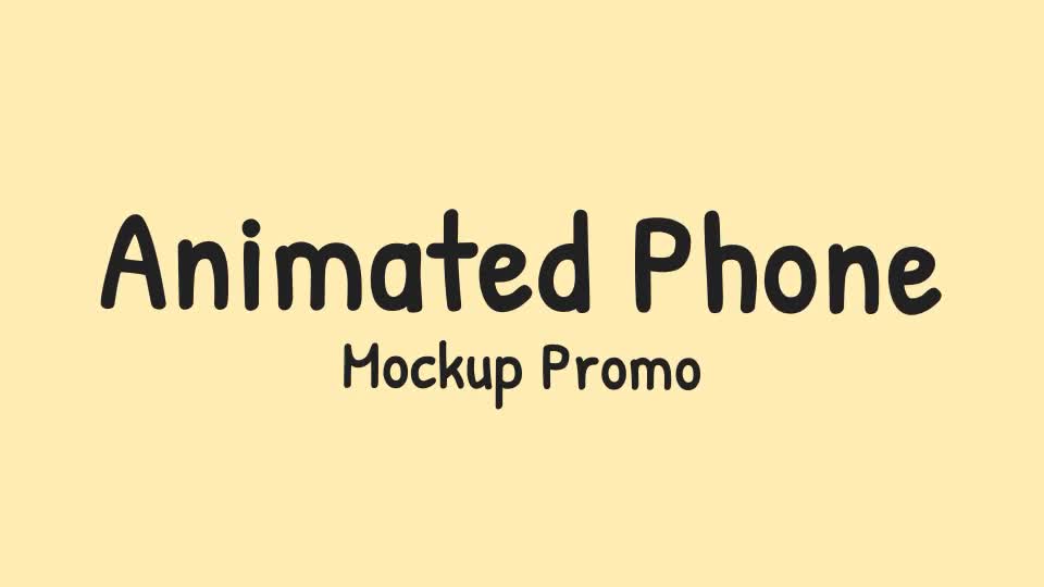 Animated Phone Mockup Promo Videohive 33635034 After Effects Image 1