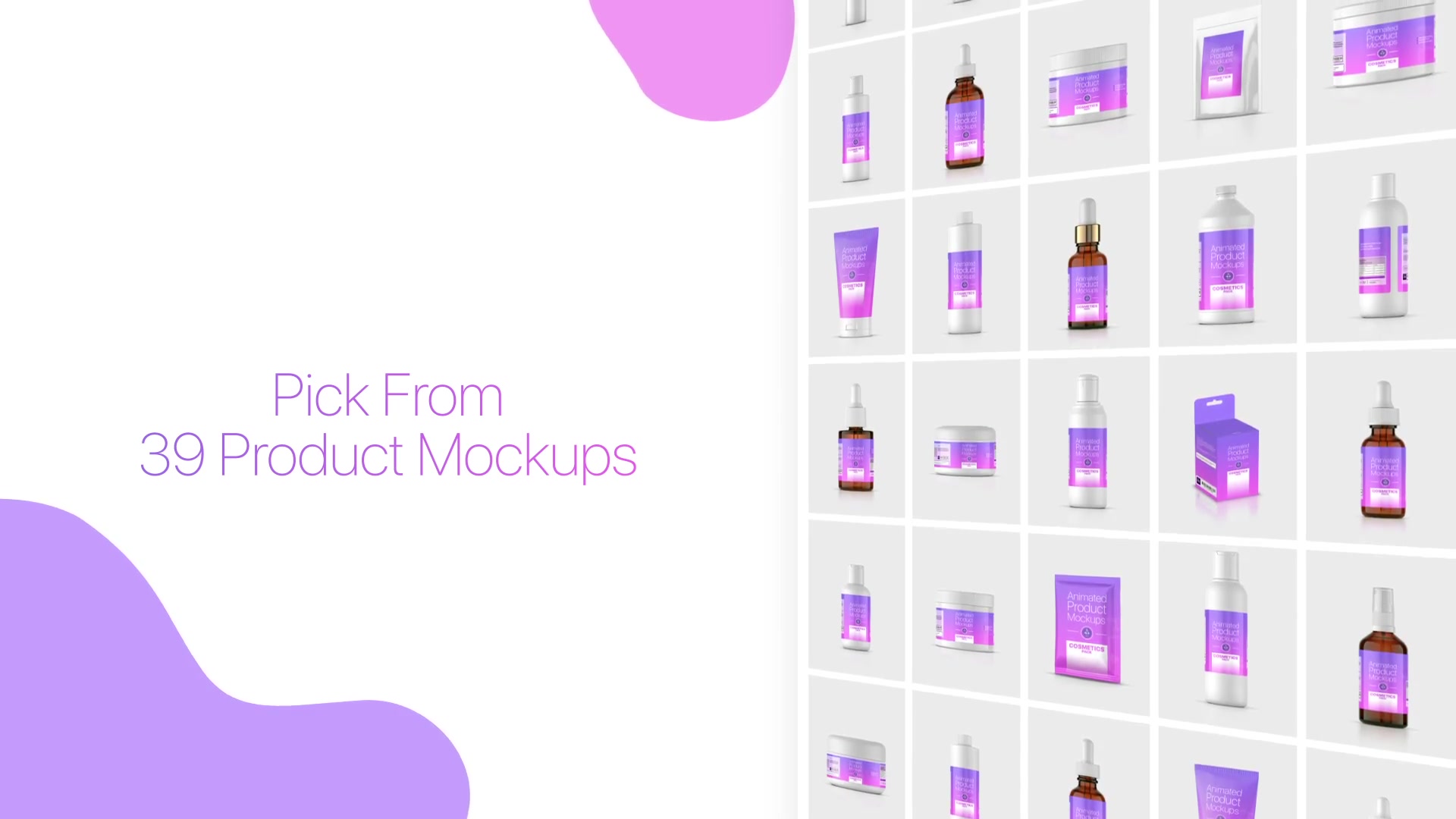 Download Animated Product Mockups Cosmetics Pack Videohive 25513188 Download Quick After Effects