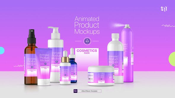 Animated Product Mockups Cosmetics Pack - Download Videohive 25513188