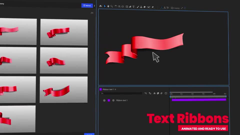 Animated Ribbons for Motion Factory Videohive 31144302 After Effects Image 2