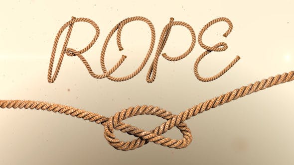 Animated Rope Text Typeface - Download 12576250 Videohive