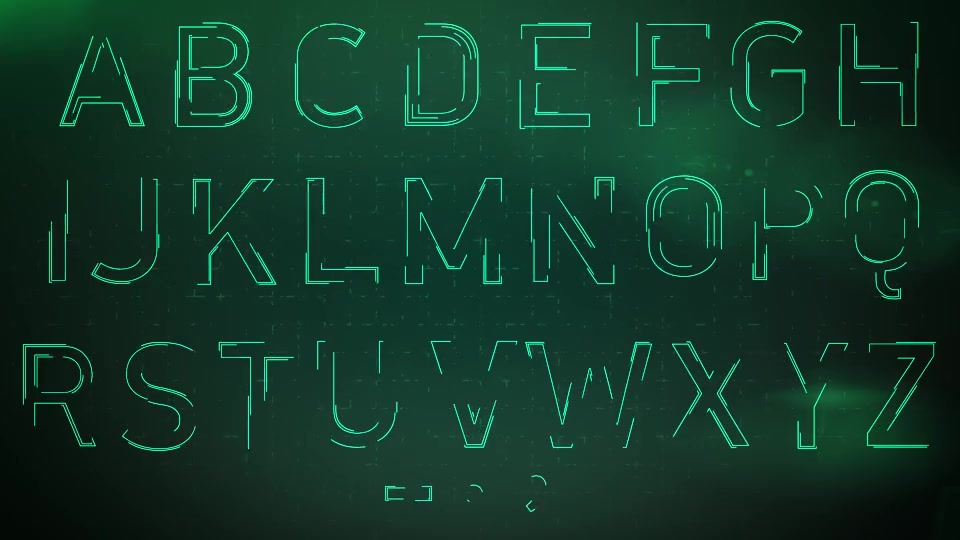 Animated Sci fi Alphabet Videohive 8406308 After Effects Image 5