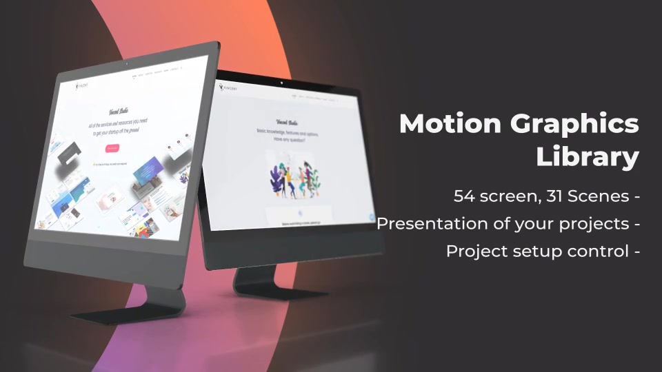 Download Animated Screen Website Mockup Promo iMac Pro Mockup Web ...
