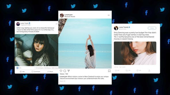 Animated Social Posts - Download 35970914 Videohive