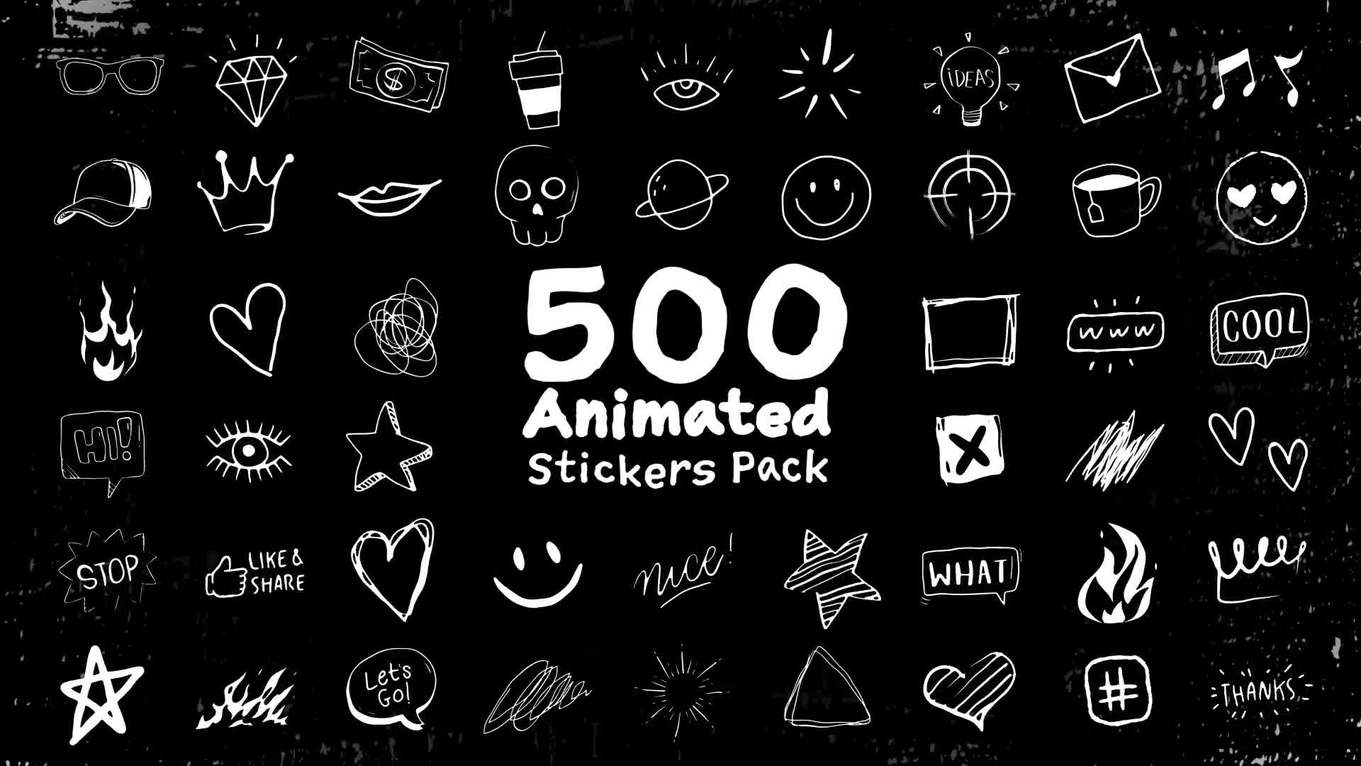 Animated Stickers Pack Videohive 43507218 After Effects Image 1