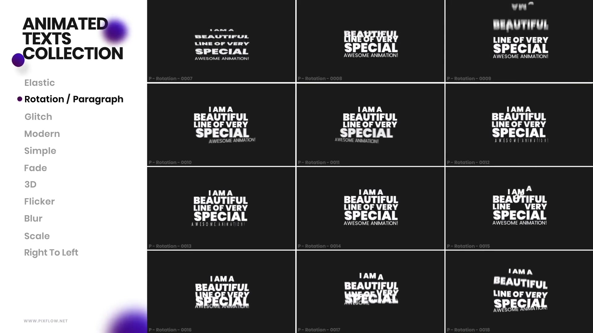 Animated Text Presets for Final Cut Pro and Apple Motion Videohive 23310372 Apple Motion Image 5
