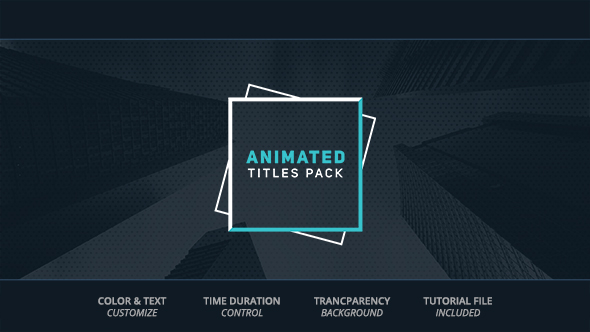 Animated Titles - Download Videohive 19326670