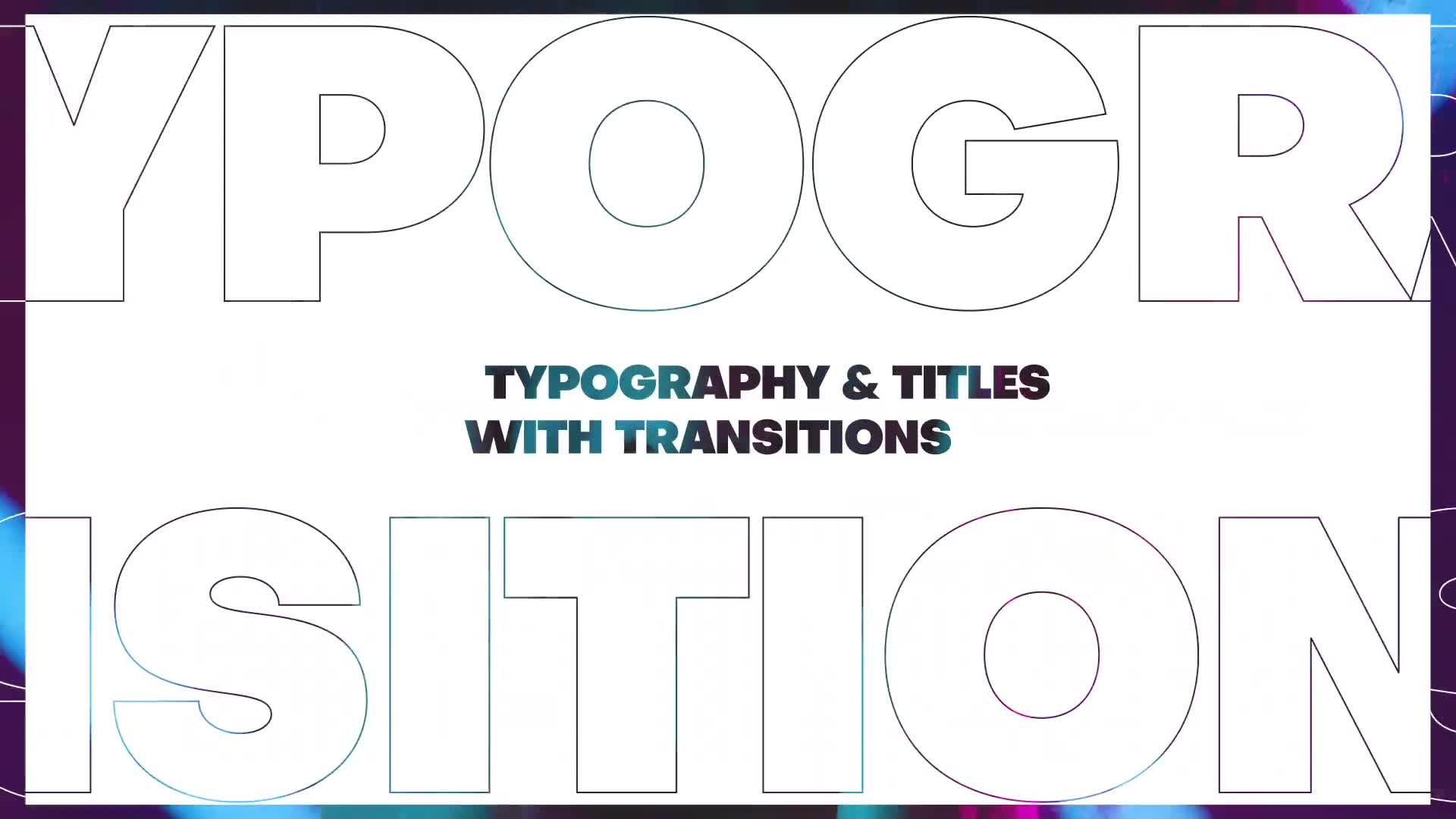 Animated Titles in Transitions Videohive 35915325 After Effects Image 1