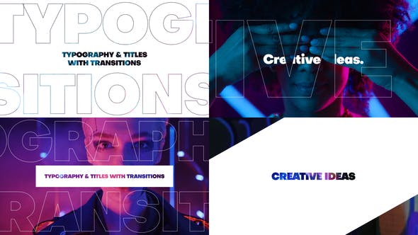 Animated Titles in Transitions - Videohive Download 35915325