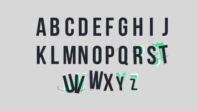 Animated Typeface - Download Videohive 6659923