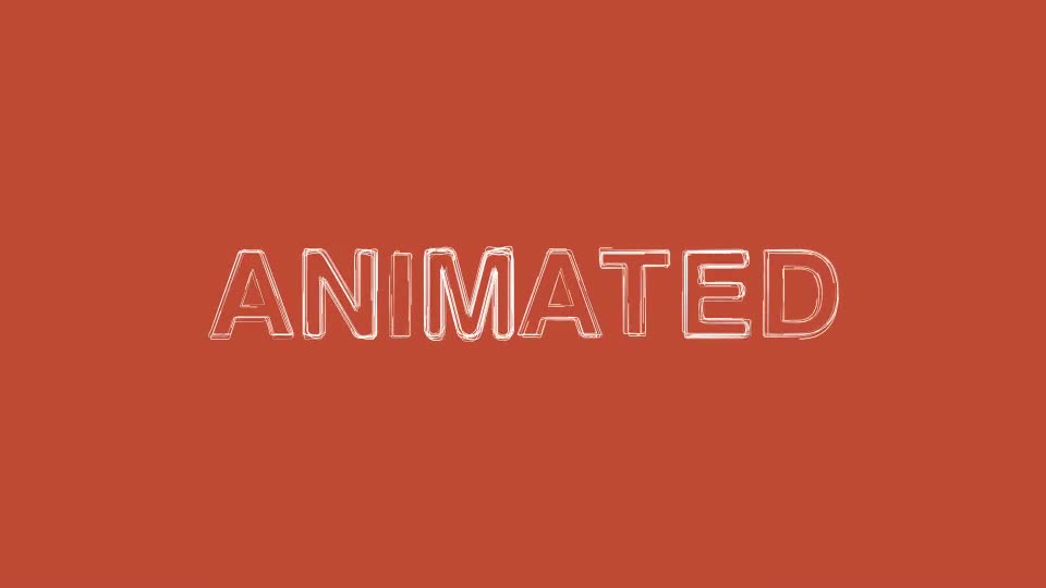 Animated Typeface - Download Videohive 8934650