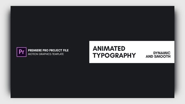 Animated Typography Essential Graphics | Mogrt - 21970586 Download Videohive