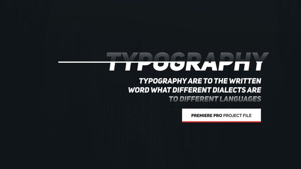 Animated Typography for Premiere Pro | Essential Graphics - Download 22478641 Videohive