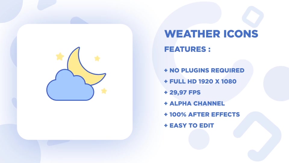 Animated Weather Icons Videohive 25901824 After Effects Image 11