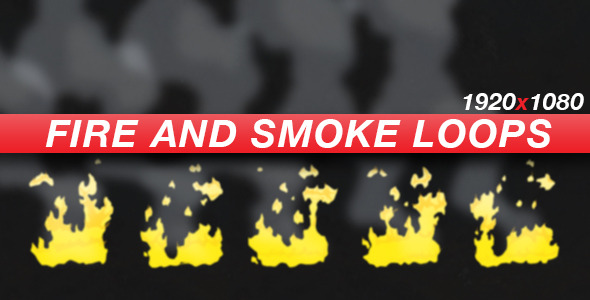 Anime Action Essentials Fire and Smoke Loops - Download Videohive 4425956